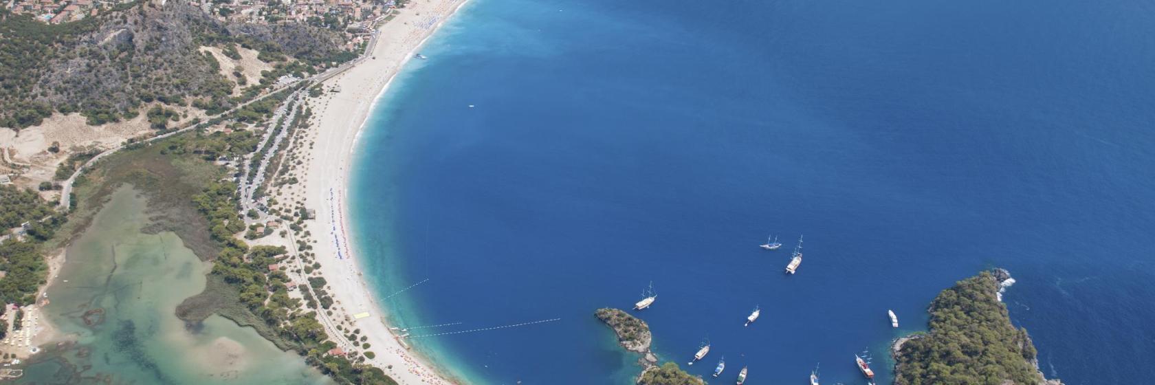 Oludeniz naturreservat och strand